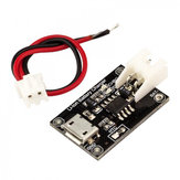 RobotDyn® TP4056 MicroUSB 18650 Li-Ion modul na nabíjanie batérie 1A s napájacím konektorom a káblom