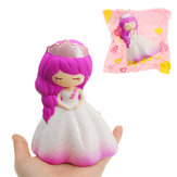 Wedding Princess Squishy 15 * 10 * 7cm Lento aumento con confezione regalo regalo Soft Toy