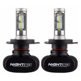 NightEye S1 Car LED Headlights Bulbs Front Fog Lamps H4 H7 H11 9005 9006 50W 8000LM 6500K