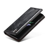 Caseme Magnético Flip Wallet Card Slot Kickstand Capa Protetora Para iPhone XS / X