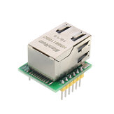 موديول Ethernet W5500 عبارة عن واجهة TCP/IP بروتوكول ستاك SPI متوافق مع Arduino Shield Geekcreit لأجهزة Arduino الرسمية، تعمل مع 3 منتجات