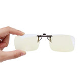 Occhiali da sole a clip TS con protezione per gli occhi contro la luce blu, rotazione di 110 gradi per l'uso su computer e telefoni