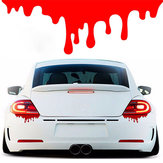 Śmieszne naklejki z czerwoną kroplą krwi na winylu do dekoracji świateł tylnych samochodu okna i zderzaka