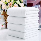 60x30cm White Soft Cotton Bath Towel Absorbent Travel Gym Camping Sport Towel