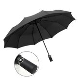 Outdoor 10 żeber W pełni automatyczny składany parasol Automatycznie otwierany Zamknij Wodoodporny UV Osłona przeciwdeszczowa