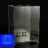 Прозрачный акриловый модуль Чехол Корпус для 8x8x8 3D Light Cube Набор