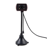 Webcam CMOS USB 2.0 com fio S620 480P HD Câmera de computador com microfone embutido para computador de mesa e notebook