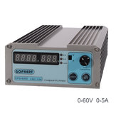 GOPHERT CPS-6005 60V 5A 110V/220V Mini Fonte de Alimentação DC Comutada Digital Ajustável