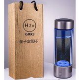 450ml Portable H Rich Water Maker Ionizer Generator Water Cup Bottle USB Filter