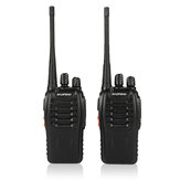 2Pcs / set Walkie Talkie Baofeng BF-888S Stazione radio portatile BF888s 5W 16CH UHF 400-470MHz Walkie-talkie BF 888S a due vie