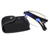 Óculos de leitura TR90 Anti-blue moda ultra leve unissex caixa antifadiga óculos antigos confortáveis ​​óculos de leitura dobráveis