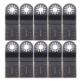 10 τεμ. 35 mm ταλαντευόμενες λεπίδες πριονιού πολλαπλών εργαλείων για Fein Multimaster Bosch Makita 