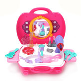 Różowe dziewczyny kosmetyki zabawki zestaw toaletki zabawki dla dzieci dzieci prezent
