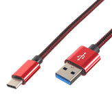 2.1A Nylon Geflochtenes Typ-C USB Schnellaufladung Datenkabel 1m Für Samsung S8 Letv Xiaomi 6 mi5 mi6