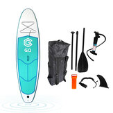 Tabla de paddle surf inflable JSYACHT de 9,5 pies, portátil, con bolsa, bomba, aleta y cadena de seguridad.