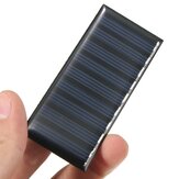 5V 0.5W多結晶ソーラーパネルモジュールシステム太陽電池チャージャー