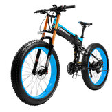 [EU Direct] LANKELEISI XT750 PLUS Stor gaffel 17,5Ah 48V 1000W Foldbar Moped Elektrisk Cykel 26 Tommer 130km Mileage Range Max Load 200kg