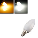 E14 2835 SMD 3W Beyaz / Sıcak Beyaz LED Mum Ampul Lambası AC 200-240V