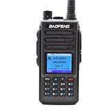 Radio portátil Baofeng DM-1720 de alta potencia estándar europeo de doble banda 2200mAh PTT intercomunicador Pantalla LED Linterna