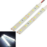 2pcs Waterproof LED Strip Lights 10cm 6 LED 5050 Flexible 12V For Motorcycle Boat