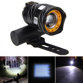 800LM Bicycle Light Three Modes Zoomable Night Riding USB Rechargeable Waterproof