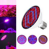 E27 60/126/200/300LED Глубокий светильник для растений в помещении Гидропоническая цветочная лампа 85-265V