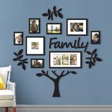 Collage di cornici per albero genealogico. Collage di foto da appendere al muro, decorazione per matrimoni.