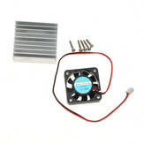 Oryginalny radiator Hiland + wentylator chłodzący + zestaw śrub montażowych do uniwersalnego zasilacza 24 V