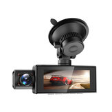 M6 Dual Объектив Автомобиль BlackBOX Видеорегистратор 1080P HD Три видеорегистратора ночного видения камера С GPS G-сенсором Парковка Монитор Авто Рег