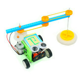 Çocuklar için Montaj Oyuncak Elektrikli Süpürge Robotu