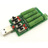 USB DC elektronische Last Hochleistungsentladung Widerstand Widerstand einstellbar 4 Kind Strom Industriale Batterie Kapazität Tester