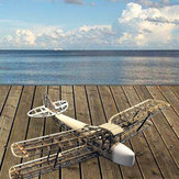 Licht Holz Fixed Wing Satz Retro Tiger Wings Übungsmaschine Fernbedienung Aeromodelling Flugzeug Spielzeug