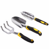 Honana HG-GT6 Jardinería Juego de herramientas de jardín de tres piezas Aleación de aluminio herramientas Mango de dos colores