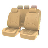 Juego completo de fundas para asientos delanteros de 9 piezas Accesorios para automóviles Cojín interior universal