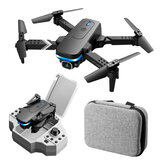KY910 Mini WiFi FPV com câmera dupla 4K HD com zoom de 50x, modo de retenção de altitude, controle de gravidade, drone quadricóptero dobrável RTF