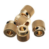Creality 3D® 5PCS 40 teeth 5mm Brass Extrusion Wheel Gear With M3 Screw For 3D Printer