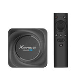 X88 PRO 20 RK3566 أندرويد 11.0 عالي الوضوح 8K H.265 BT4.2 8GB رام 64GB روم 2.4G 5G WIFI bluetooth Voice التحكم عن بعد مراقبة ذكي TV Box Youtube نيتفليكس Google Play فيديو TV Box