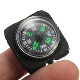 10PCS Mini EDC Compass For Paracord Bracelet Outdoor Camping Emergency Survival Tool