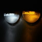 Zonne-energie 3 LED dubbele kleurtemperatuur wandlamp Outdoor waterdichte hek Tuinpad licht 