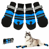 Pet Sock Anti-slip Waterproof Winter Warmer Dog Shoes Portable Soft Comfortable Boots 