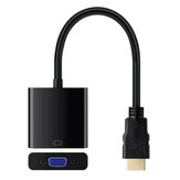 HDMI TO VGA HDMI Male to VGA Female Converter Adapter with Audio Cable Support 1080P