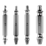 Screw Extractor Drill Bits Set Broken Speed Out Easy Out Flexible Shaft Bits ExtentionStripped Screw Remover Tool