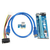 USB3.0 1x To 16x PCI-E Extender Riser Board Card Cable For Mining