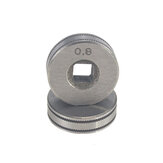 Roda de alimentação de arame 0,8 mm 1,0 mm 1,2 mm de tamanho duplo para soldadora MIG