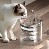 Dispensador de agua para mascotas con filtro automático de circulación de 1,8L Fuente de agua para mascotas con 2 modos de flujo de agua Diseño de pendiente de 6° Bomba ultra silenciosa