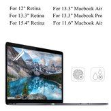 Protetor de tela anti-reflexo transparente PET transparente para Macbook Air 11,6 