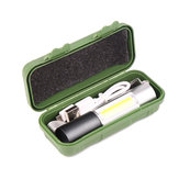 XANES 1463-COB 3Modes Zoomfähige USB wiederaufladbare LED-Taschenlampe-Set
