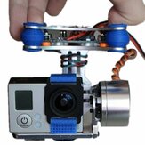 Двухосевой бесщеточный стабилизатор камеры с котроллером, поддерживающий дистанционное управление для камеры GoPro 3 для гонок на FPV-дронах.