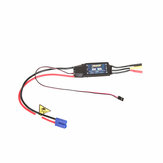FMS 80A Χωρίς ψήκτρες ESC Electronic Speed Controller EC5 with 4,0mm Banana Plug Upgraded 5V 5A Switch Mode For FPV RC Airplane Ανταλλακτικό