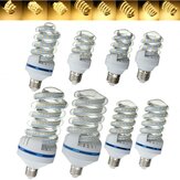 Ampoule à LED ultra lumineuse à économie d'énergie de style spirale E27 5W-30W blanc chaud AC86-245V